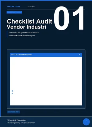 Cover: Checklist Audit Vendor Industri