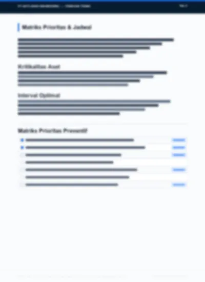Preview halaman 2 dari Template Matriks Maintenance Preventif
